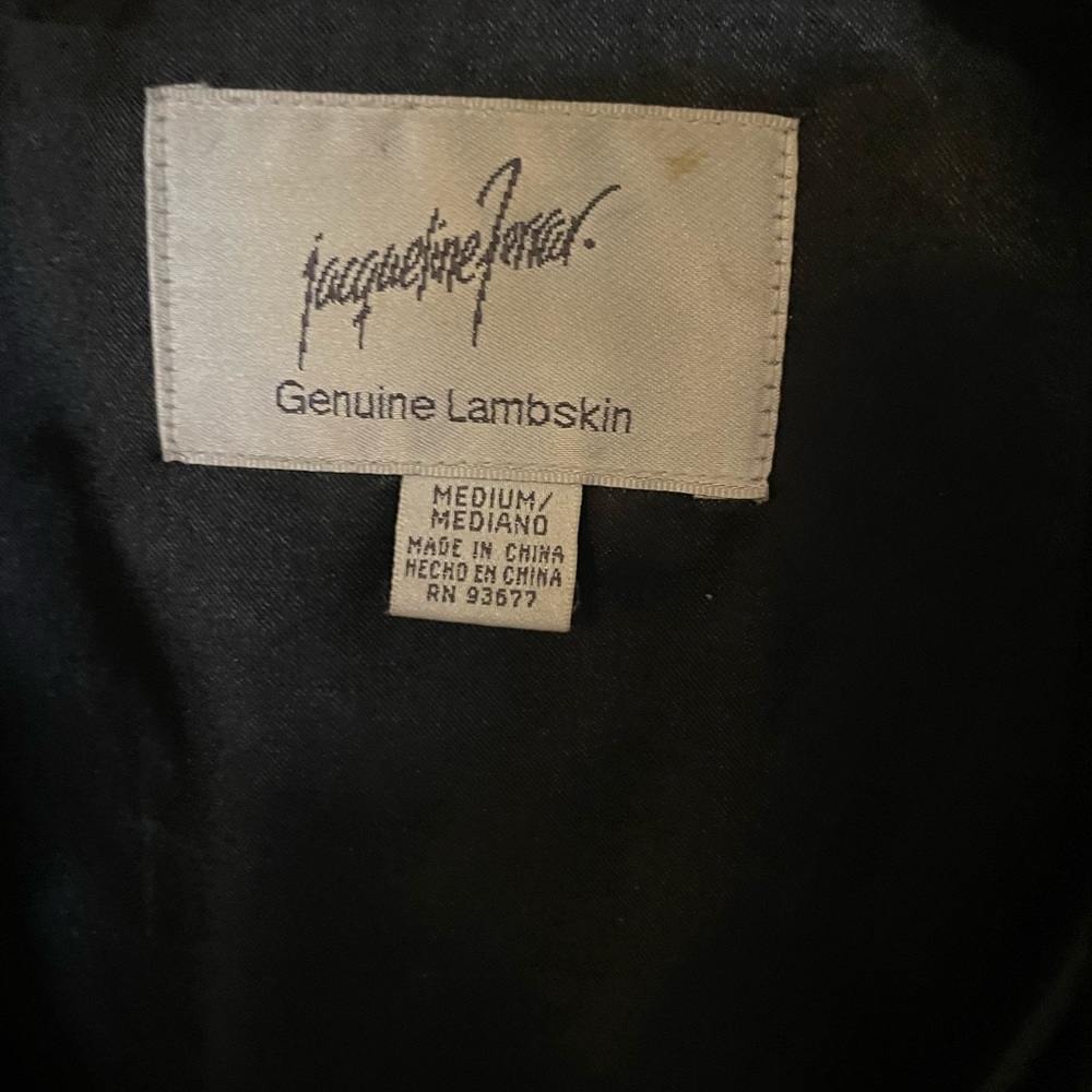 90s leather jacket - Picture 3 of 3